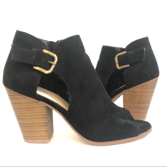 Fergalicious Shoes - 💙3-$25 Fergalicious Open Toe Suede Heeled Booties- 10